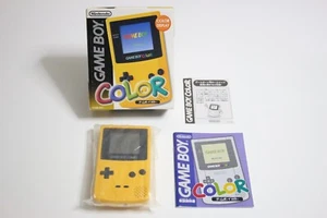Nintendo Game Boy Color Handheld Konsole - Gelb Komplett in Box CGB-001 Japan - Bild 1 von 24