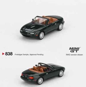 1990 Mazda MX5 EUNOS ROADSTER VSPECIAL EXCELLENT GREEN MICA MINI GT 1/64 - Picture 1 of 5