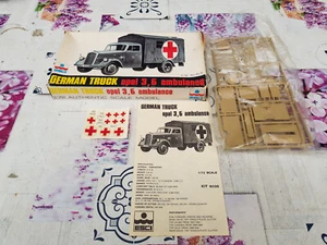 Camión alemán ESCI 1/72 Opel 3,6 ambulancia embalaje original 8035 - Imagen 1 de 2