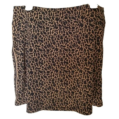 Tail Women’s Animal Print Shades Of Brown Golf Skort Hem 19” Length Size Large - Image 1 of 4
