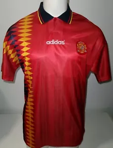 ESPAÑA camiseta NUEVA auténtica roja Mundial Estados Unidos 1994 USA'94 ADIDAS - Imagen 1 de 6
