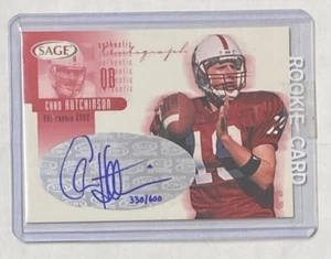 2002 SAGE Autographs Red #A22 Chad Hutchinson #/600 Dallas Cowboys Stanford - Bild 1 von 1