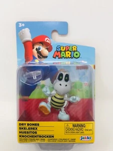 World Of Nintendo Dry Bones 2.5 Inch Action Figure Jakks Pacific Super Mario NIB - Picture 1 of 9