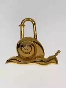 HERMES ANNEE DE LA ROUTE Schnecke 1995 limitiert Cadena Taschenanhänger GP gebraucht mit Box - Bild 1 von 6