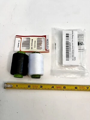Set Of 2 Roll Sewing Thread And 1 Box Sewing Needle New Sealed  - Image 1 of 3