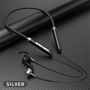 Bluetooth Neckband Headset Wireless Sport Headphone with Mic For Smart Phones - Picture 1 of 15