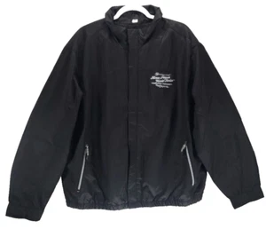 North End Men's Lightweight Windbreaker Water Resistant Jacket Packable Black XL - Picture 1 of 8