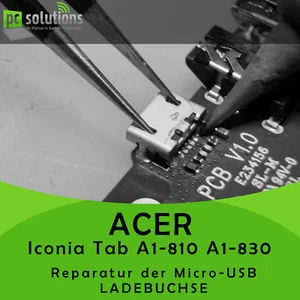 REPARATUR Austausch USB Ladebuchse Anschluss ACER Iconia Tab A1-810 A1-830 - Bild 1 von 1