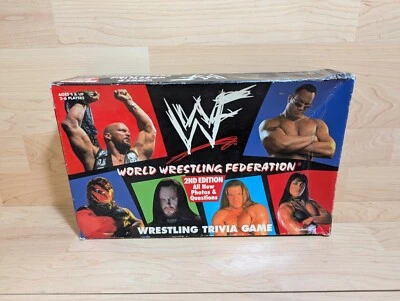 Vintage Cardinal 1998 WWF Wrestling Trivia Game 2nd Edition - Has Cards! - Image 1 of 4