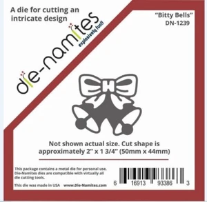 NEW Die-Namites ~ Intricate Design~ Bitty Bells ~ DN-1239 - Holiday - Picture 1 of 2
