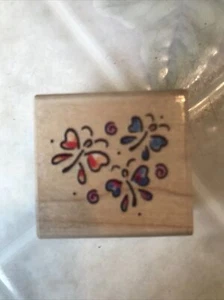 BUTTERFLY TRIO RUBBER STAMP PENNY BLACK 1614C - Picture 1 of 4