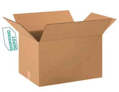20x14x12" Cardboard Packing Mailing Moving Shipping Boxes Corrugated Box Cartons - Image 1 of 3