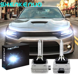 Front Stock HID Xenon Headlight Bulbs for Dodge Charger 2015-2017 LOW HIGH Qty 2 - Picture 1 of 9