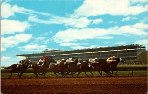 Aquädukt Das große "A" Long Island New York Postkarte - Bild 1 von 2