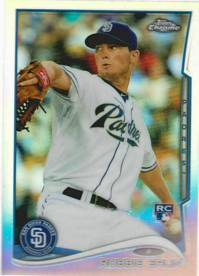 2014 TOPPS CHROME # 77 ROBBIE ERLIN ROOKIE REFRACTOR - Image 1 of 1