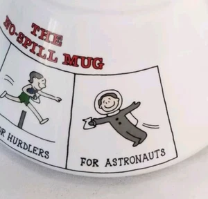 Tazza da caffè vintage in ceramica da viaggio astronauta pilota artista atleta  - Foto 1 di 8