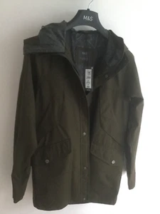 Rain mac by M&S Green khaki in Small New - Picture 1 of 8