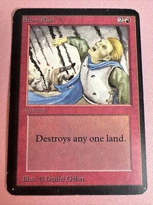 Tarjeta Stone Rain Alpha Red Común Magic The Gathering Magic The Gathering (ID# 373982) - Imagen 1 de 8