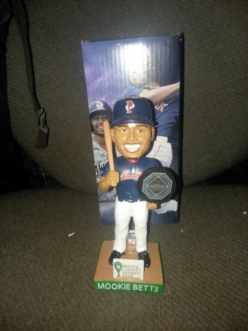 Mookie Betts Pawtucket PawSox McCoy Stadium Red Sox Bobblehead New Cover