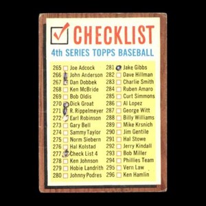 Checklist: 265-352 1962 Topps MLB #277 Vintage Set Filler!