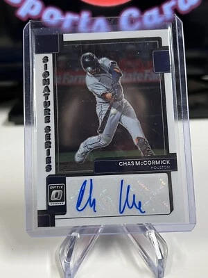 2022 DONRUSS OPTIC SIGNATURE SERIES #SIGS-CM CHAS MCCORMICK RC AUTO ASTROS - Image 1 of 2