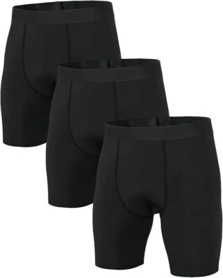 Compression Shorts 3-Pack 3XL Quick-Drying Base Layer Gym Running Sports GB1-002 - Image 1 of 4