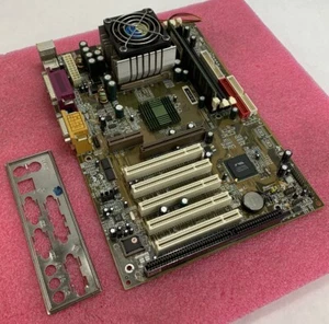 VIA VT 8363-686A Motherboard AMD Duron 800MHz 256MB RAM w/Shield - Picture 1 of 10
