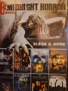 Midnight Horror Collection Slash & Burn (DVD, 8 Movies) - Picture 1 of 1