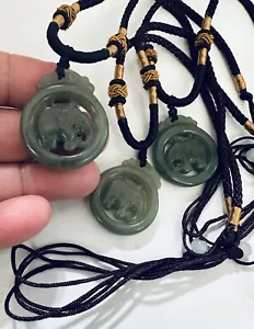 Collana regolabile elefante di giada hetian - Foto 1 di 5