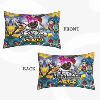 Beyblade Novedad Niños Dibujos Animados Funda de Almohada para Piel de Cabello Funda de Almohada con Cremallera Foto 1 de 4