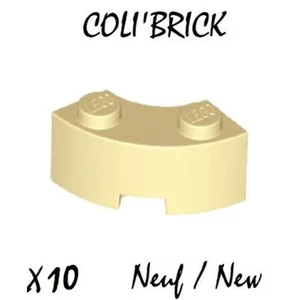 Lego 85080 - 10x Briques / brick round Corner 2x2 - Beige / Tan - NEW NEUF - Imagen 1 de 1