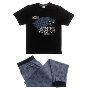 Game Of Thrones Mens Pyjamas Set Top Bottoms Lounge Fathers Day Stark S M L XL - Picture 1 of 2