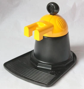 Vintage 1980s Mini Bar Double Stovetop Moka Pot Espresso Maker Yellow / Black - Picture 1 of 22