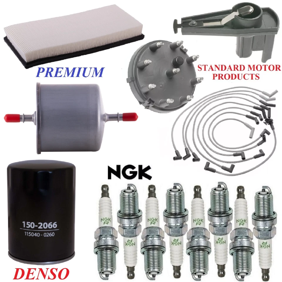 Kit de afinación filtros tapones de cable para FORD E-350 ECONOLINE CLUB WAGON V8 7,5 L 90-91 Foto 1 de 1