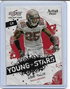 Aqib Talib 2009 Panini Score Young Stars prueba de artista SSP #8/32 - Imagen 1 de 2