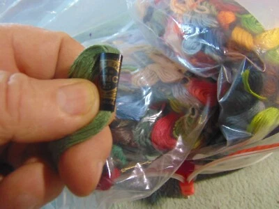 Cross Stitch Thread DMC Thread Cotton Sewing Embroidery Thread Floss Kit - Image 1 of 4