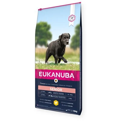 Eukanuba Senior Huhn Large 15 kg Hundefutter Trockenfutter - Bild 1 von 3