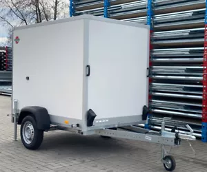 Kofferanhänger Anhänger KFZ PKW 750kg ungebremst 255x132cm Stema 80km/h Auto - Bild 1 von 4