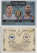 2013-14 Panini Gold Standard Platinum /10 Nikola Vucevic Tyson Chandler #28