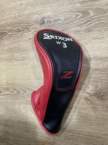 SRIXON Z W3 Fairway 3-Wood Head Cover Black & Red Original Replacement Headcover - Picture 1 of 2