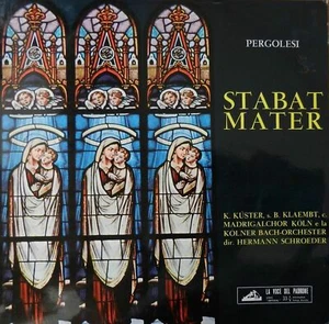 Giovanni Battista Pergolesi - Karin Küster, Bertamaria Klämbt, Madrigal-Chor ... - Imagen 1 de 1