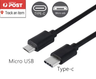 USB C Type C Type-C USB-C to Micro B USB 2.0 Charging Data Sync Cable Cord 1m - image 1 of 3