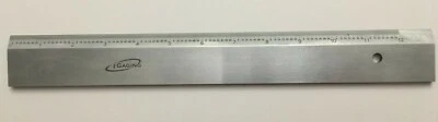 iGaging 12" Beveled Straight Edge Hardened Steel Accurate to 0.001"/12" 36-012KS - Image 1 of 4