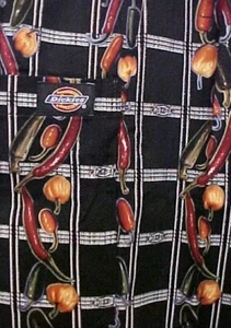 Pantalón de Chef Suelto Estampado de Pimienta Dickies Uniforms CW050101 PER XS Pequeño Boxer Banda Nuevo - Imagen 1 de 2