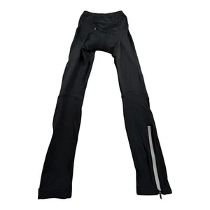 Gore Bike Wear Cycling Pant Women S Black Soft Shell Windstopper Padded TWPOWU - Picture 1 of 17