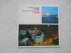 UdSSR 1980 -th Kreuzfahrtschiff Litva. Werbung Schwarzmeer Reederei - Bild 1 von 4