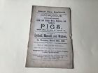 High Class Pigs 1892 Bingley Hall Birmingham 10 page Auction Catalogue Ref 55935