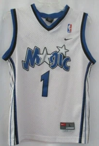 ORLANDO MAGIC TRACY MCGRADY #1 NIKE TEAM JERSEY YOUTH SIZE L 16-18  / LENGTH +2 - Picture 1 of 7