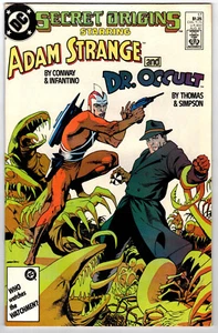 SECRET ORIGINS # 17 DC 1987 (vf-) Adam Strange y Dr. Occult - Imagen 1 de 1
