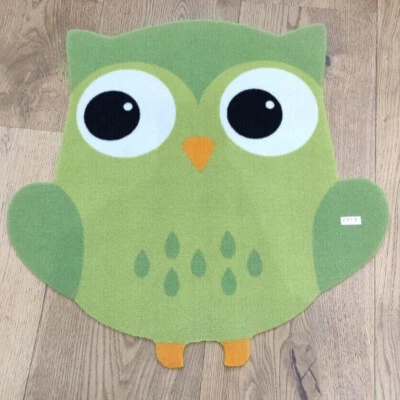 Kinder Teppich Eule in grün von Zala Living - Bild 1 von 3